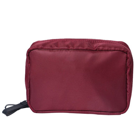 trousse de toilette homme tissu rouge