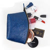 Trousse de toilette cuir motifs