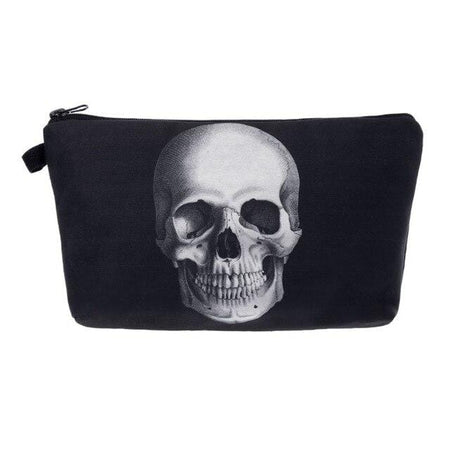 trousse de toilette homme tête de mort